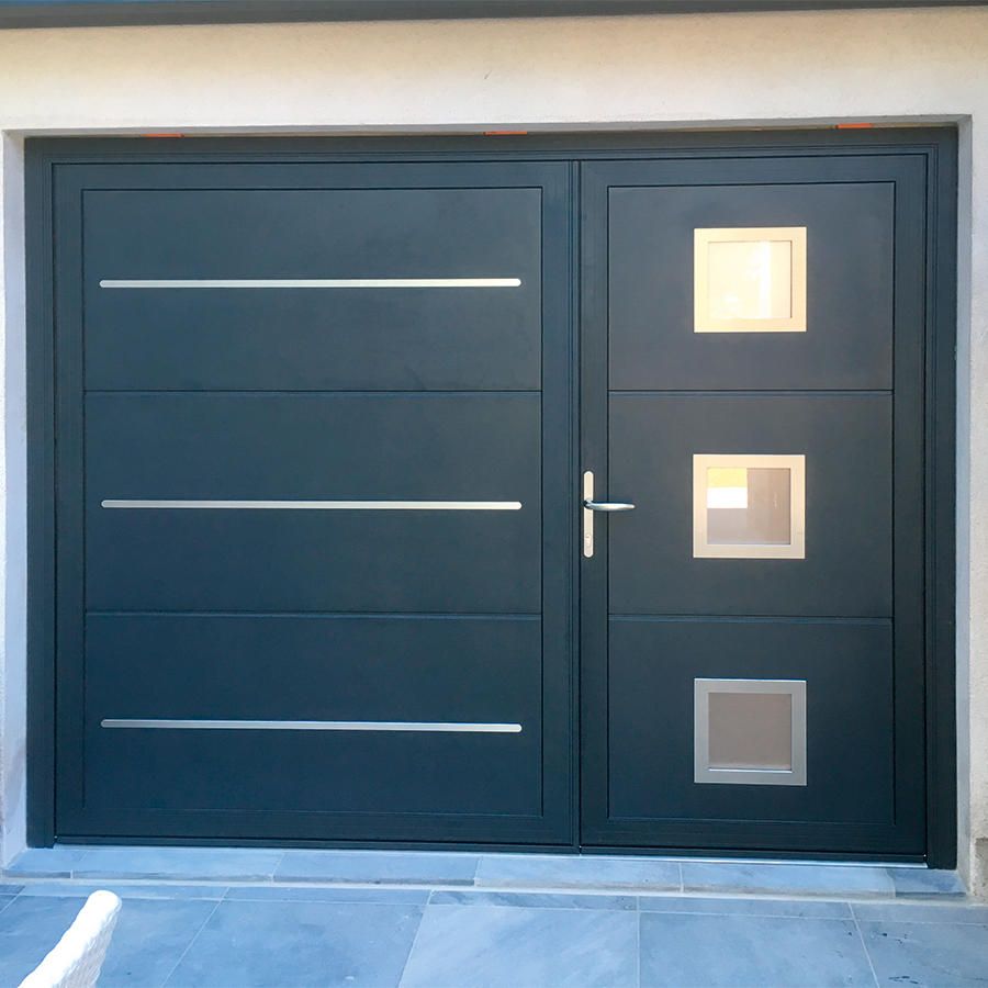 transformer une porte de garage en porte d'entrée